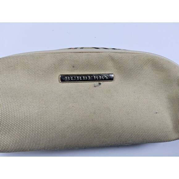 Burberry Canvas Pencil Case Makeup Pouch - Picture 2 of 11